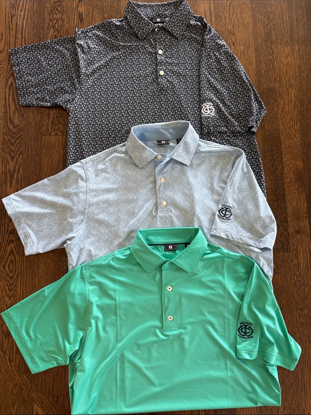 FootJoy Men's Golf Polo Trio - Size M